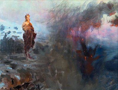 Tempation of Christ von Ilya Repin als Kunstdruck auf Leinwand