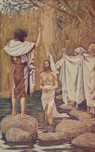 Baptism of Jesus von James Tissot als Kunstdruck auf Leinwand
