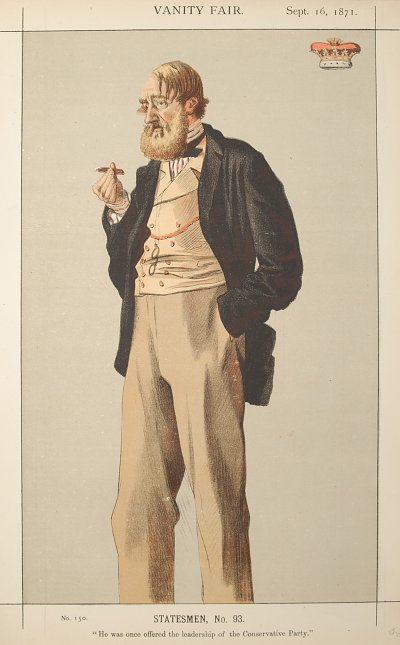 Caricature of The Duke of Rutland von James Tissot als Kunstdruck auf Leinwand