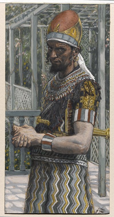 Herod the Great von James Tissot als Kunstdruck auf Leinwand