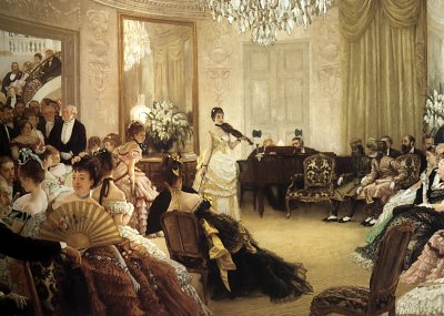 Hush von James Tissot als Kunstdruck auf Leinwand