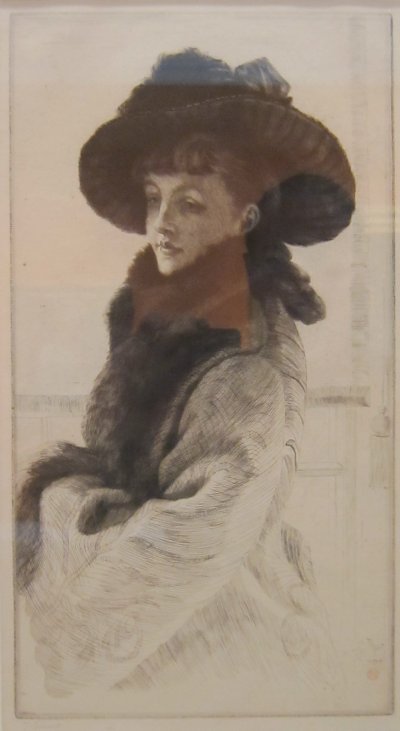 Mavourneen Portrait of Kathleen Newton von James Tissot als Kunstdruck auf Leinwand