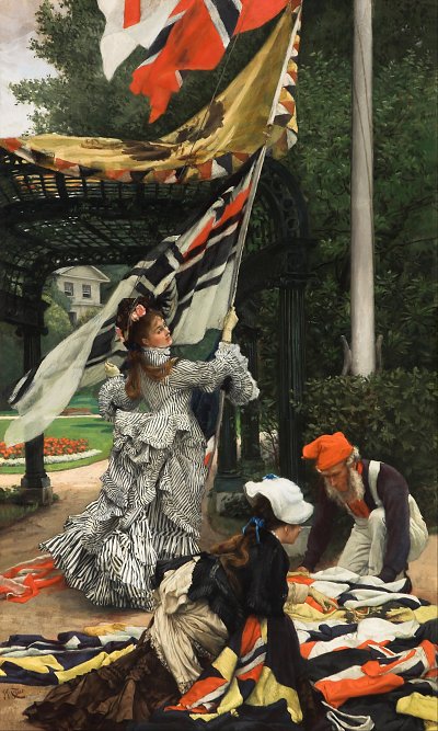 Still on Top von James Tissot als Kunstdruck auf Leinwand