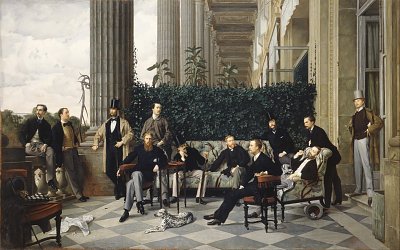 The Circle of the Rue Royale von James Tissot als Kunstdruck auf Leinwand