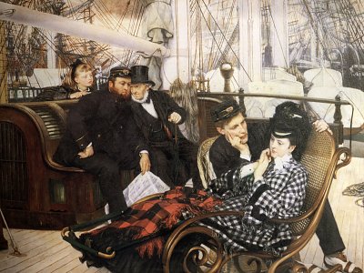 The Last Evening von James Tissot als Kunstdruck auf Leinwand