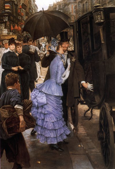 bridesmaid von James Tissot als Kunstdruck auf Leinwand