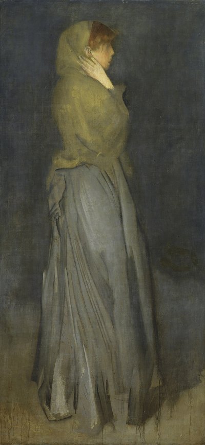 Arrangement in Yellow and Gray Effie Deans von James McNeill Whistler als Kunstdruck auf Leinwand