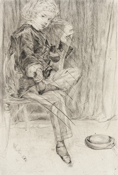 Arthur Haden von James mcneill whistler als Kunstdruck auf Leinwand