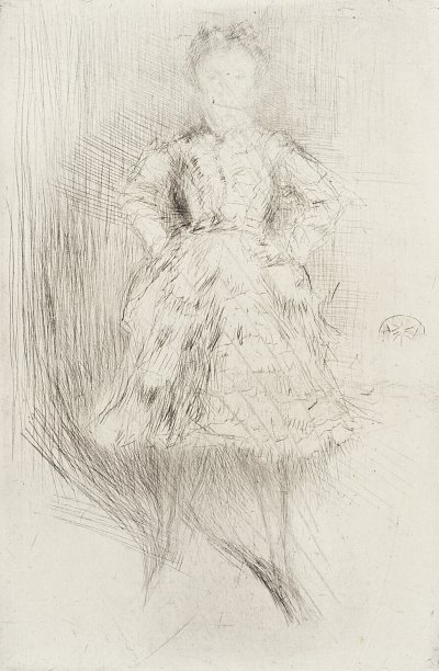 Elinor Leyland von James McNeill Whistler als Kunstdruck auf Leinwand