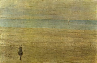 Harmonie in Blau und Silber Trouville von James McNeill Whistler als Kunstdruck auf Leinwand