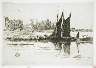Hurlingham von James mcneill whistler als Kunstdruck auf Leinwand