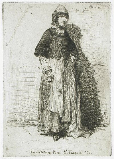 La Mere Gerard von James mcneill whistler als Kunstdruck auf Leinwand