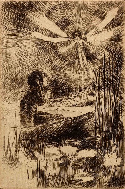 Little Johannes von James mcneill whistler als Kunstdruck auf Leinwand