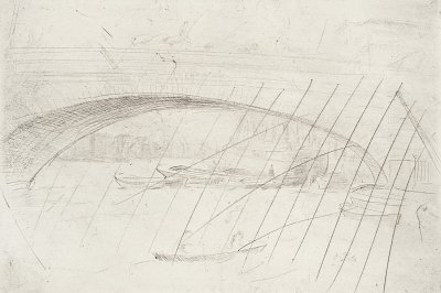 London Bridge von James mcneill whistler als Kunstdruck auf Leinwand