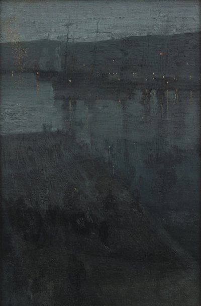 Nocturne in Blue and Gold Valparaiso von James McNeill Whistler als Kunstdruck auf Leinwand