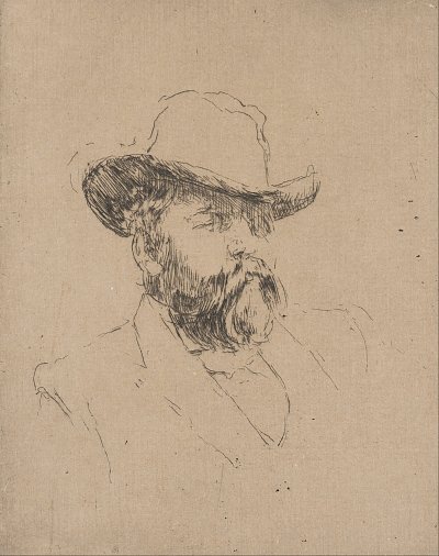 Robert Barr von James mcneill whistler als Kunstdruck auf Leinwand