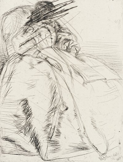 The Open Book von James McNeill Whistler als Kunstdruck auf Leinwand