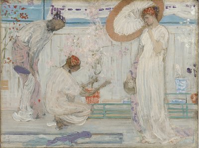 The White Symphony Three Girls von James McNeill Whistler als Kunstdruck auf Leinwand