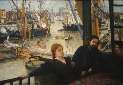 Wapping on Thames von James McNeill Whistler als Kunstdruck auf Leinwand