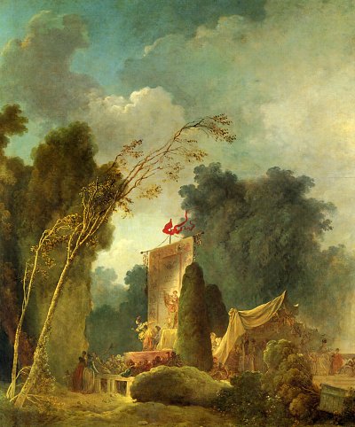 The Feast of Saint Cloud von Jean Honore Fragonard als Kunstdruck auf Leinwand