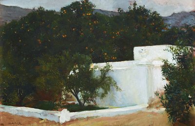 EL CAMINO DEL MAR von Joaquin Sorolla als Kunstdruck auf Leinwand