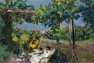 Siesta in the Garden Kunstdruck