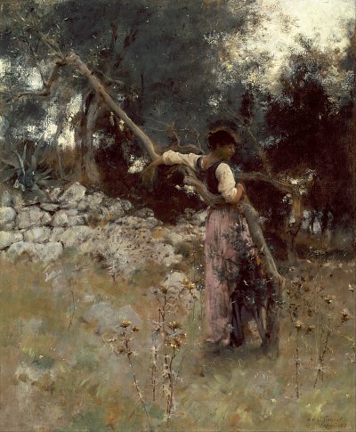 A Capriote von John Singer Sargent als Kunstdruck auf Leinwand