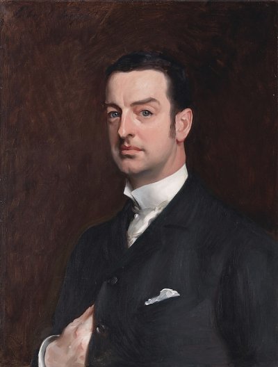 Cornelius Vanderbilt II von John Singer Sargent als Kunstdruck auf Leinwand