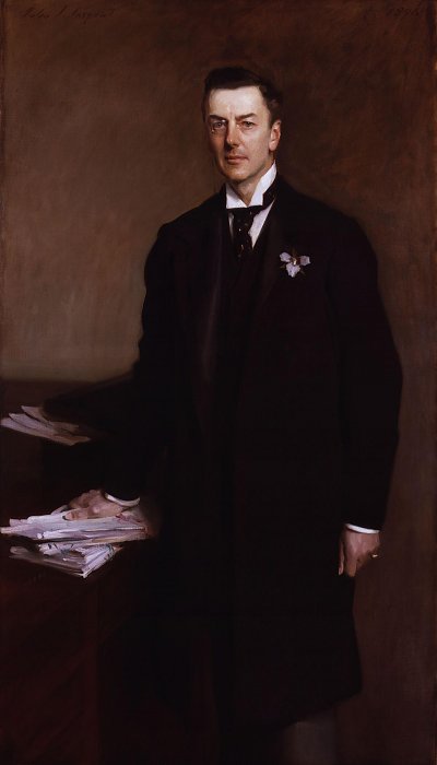 Joseph Joe Chamberlain von John Singer Sargent als Kunstdruck auf Leinwand