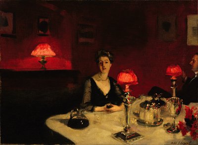 Le verre de porto von John Singer Sargent als Kunstdruck auf Leinwand
