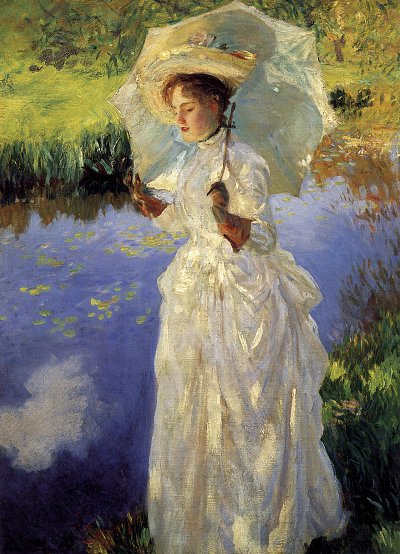 Morning Walk von John Singer Sargent als Kunstdruck auf Leinwand