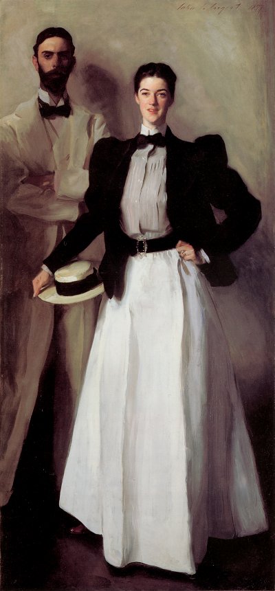 Mr and Mrs Isaac Newton Phelps Stokes von John Singer Sargent als Kunstdruck auf Leinwand