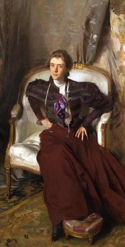 Mrs Charles Thursby von John Singer Sargent als Kunstdruck auf Leinwand