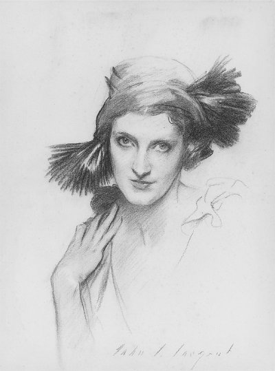 Mrs Reginald Daisy Fellowes von John Singer Sargent als Kunstdruck auf Leinwand