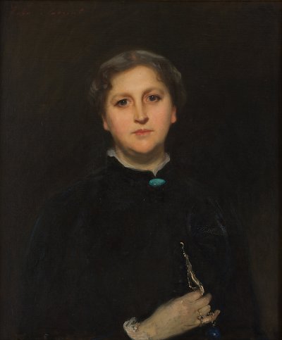 Portrait of Mrs Raphael Pumpelly von John Singer Sargent als Kunstdruck auf Leinwand