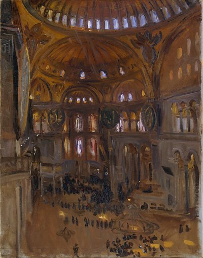 Santa Sofia von John Singer Sargent als Kunstdruck auf Leinwand