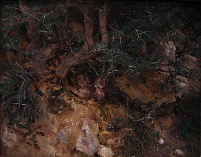 Valdemosa Majorca Thistles and Herbage on a Hillside von John Singer Sargent als Kunstdruck auf Leinwand