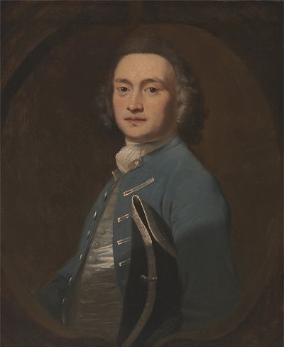 An Unknown Man von Joshua Reynolds als Kunstdruck auf Leinwand