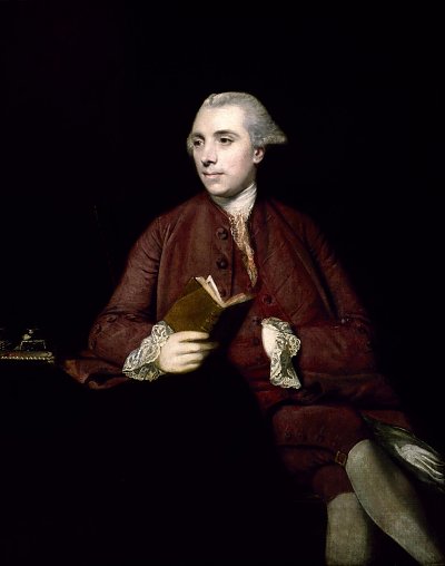 Anthony Chamier von Joshua Reynolds als Kunstdruck auf Leinwand