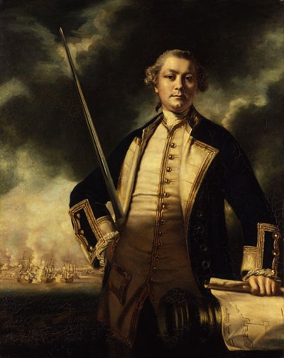 Augustus John Hervey 3rd Earl of Bristol von Joshua Reynolds als Kunstdruck auf Leinwand