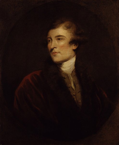 Kunstdruck Caleb Whitefoord von Joshua Reynolds als Leinwandbild