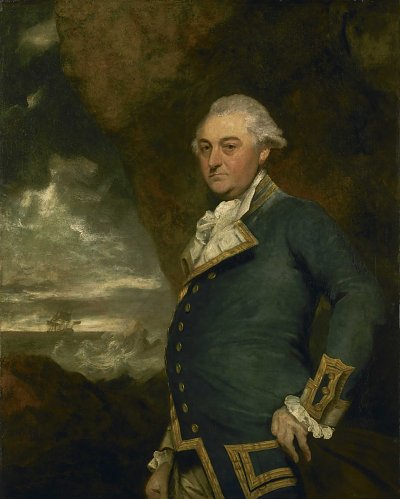 Captain John Gell von Joshua Reynolds als Kunstdruck auf Leinwand
