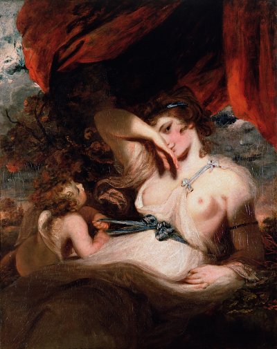 Cupid Untying the Zone of Venus von Joshua Reynolds als Kunstdruck auf Leinwand