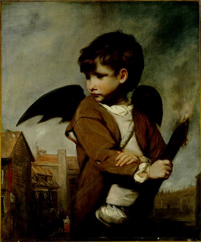 Cupid as Link Boy von Joshua Reynolds als Kunstdruck auf Leinwand