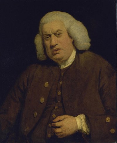 Doctor Samuel Johnson von Joshua Reynolds als Kunstdruck auf Leinwand