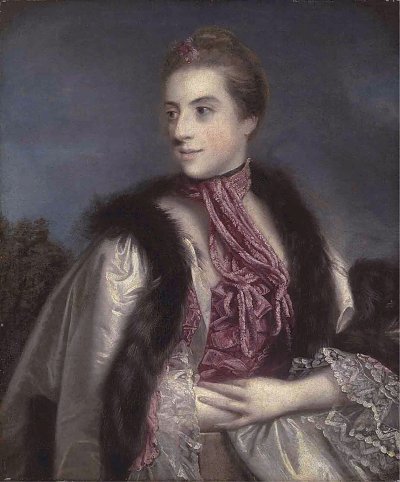Elizabeth Drax Countess of Berkeley von Joshua Reynolds als Kunstdruck auf Leinwand