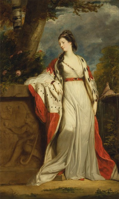Elizabeth Gunning Duchess of Hamilton and Argyll von Joshua Reynolds als Kunstdruck auf Leinwand