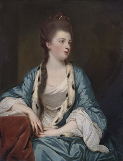 Elizabeth Kerr of Lothian von Joshua Reynolds als Kunstdruck auf Leinwand