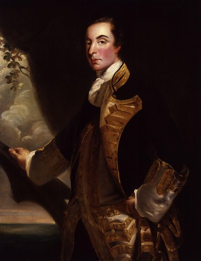 George Bridges Rodney 1st Baron Rodney von Joshua Reynolds als Kunstdruck auf Leinwand