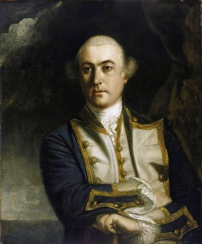 John Byron von Joshua Reynolds als Kunstdruck auf Leinwand